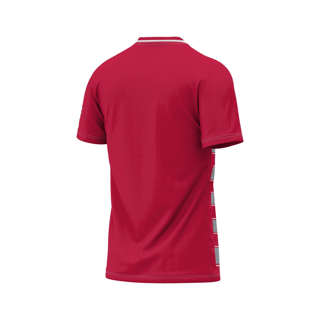 #1 Ohio State Buckeyes Lightweight Soccer Fashion Jersey - Scarlet product image 4, provided for visual reference and