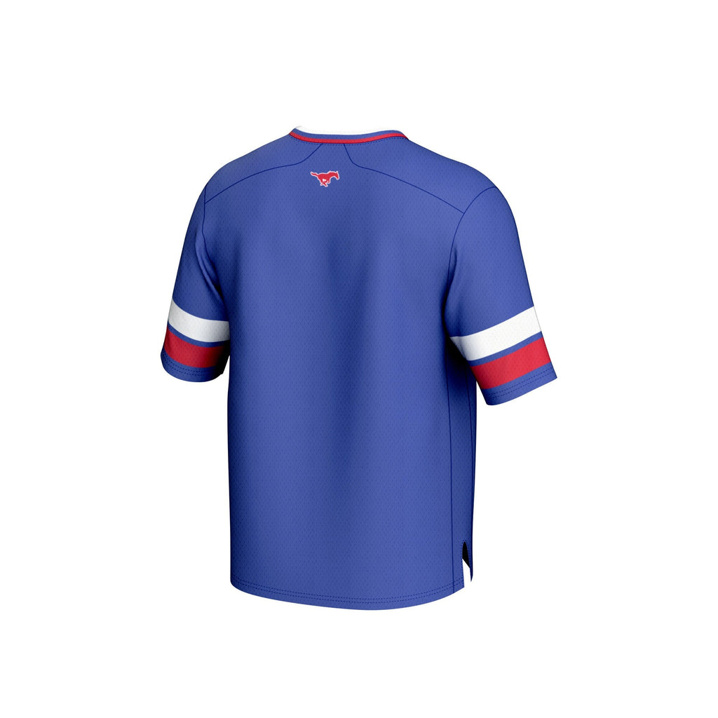 SMU Mustangs Football Jersey - Royal product image 4, provided for visual reference and product detail review
