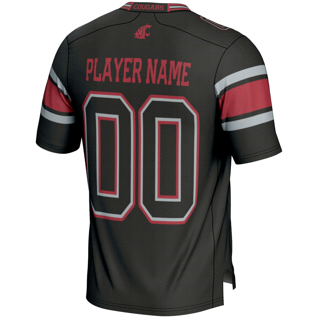 Washington State Cougars NIL Pick-A-Player Football Jersey - Black product image 4, provided for visual reference and