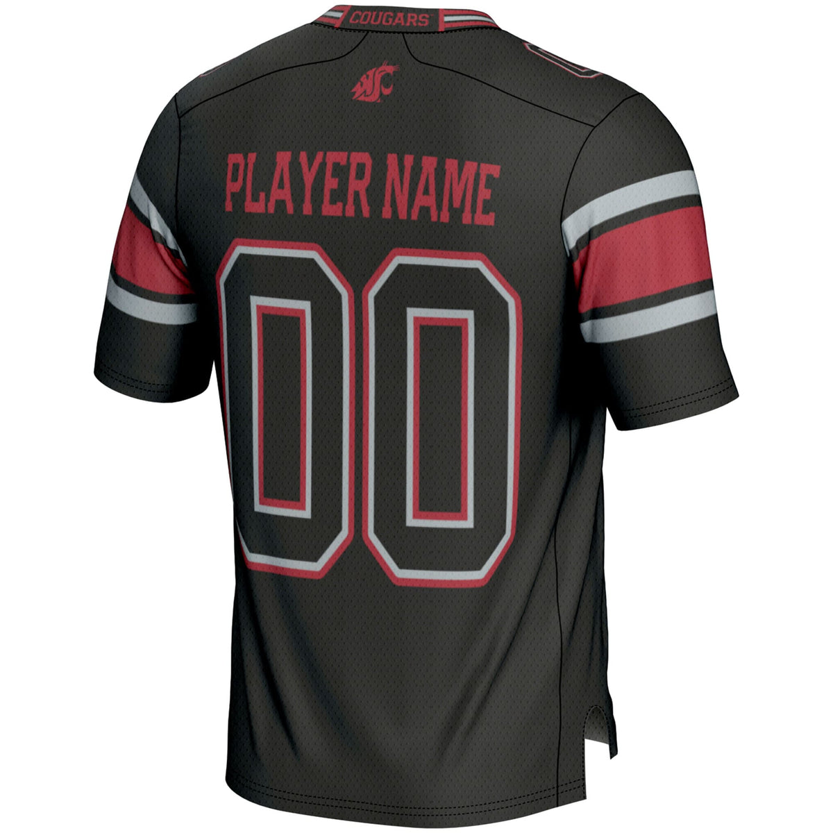 Washington State Cougars NIL Pick-A-Player Football Jersey - Black product image 4, provided for visual reference and