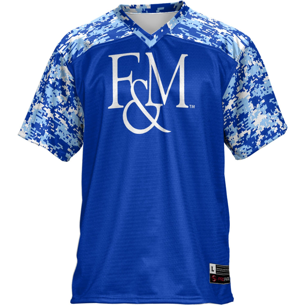Franklin & Marshall Diplomats Football Jersey - Blue product image 3, provided for visual reference and product detail review