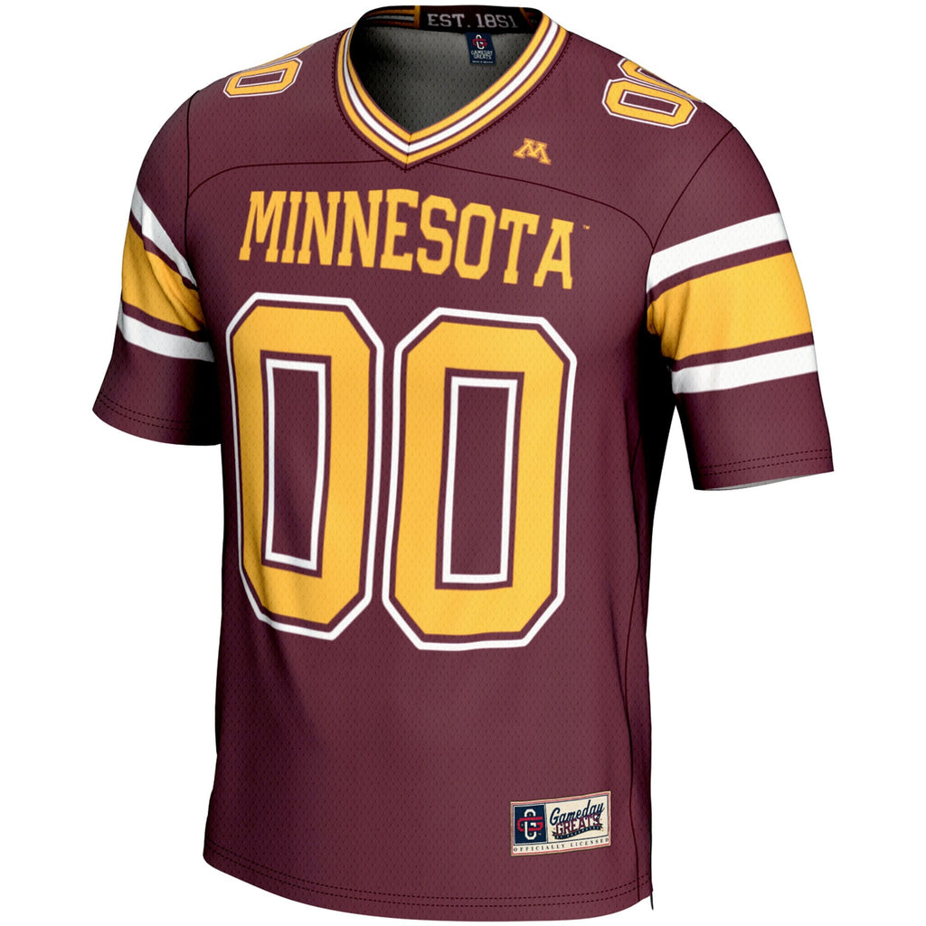 Minnesota Golden Gophers NIL Pick-A-Player Football Jersey – Maroon product image 3, provided for visual reference and