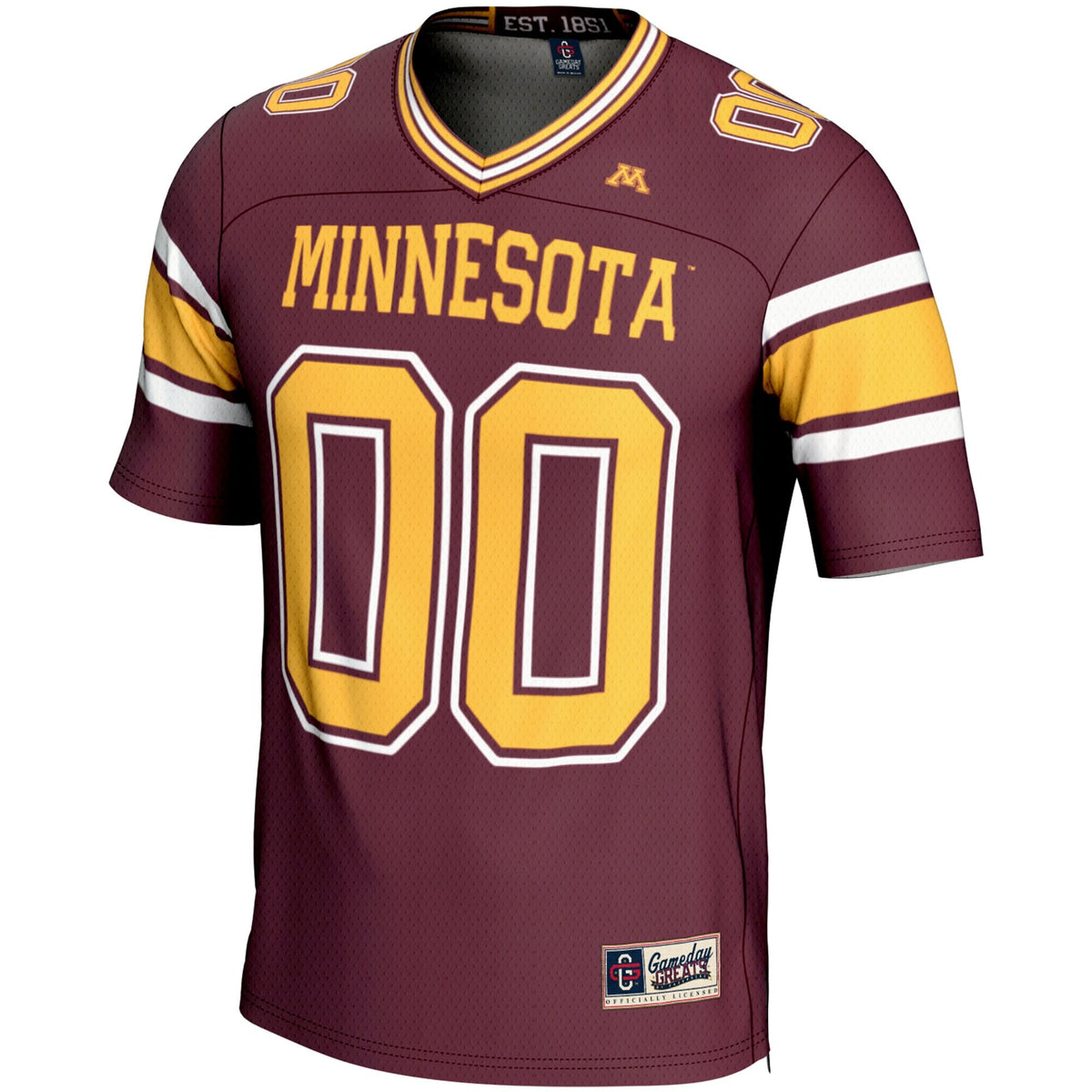 Minnesota Golden Gophers NIL Pick-A-Player Football Jersey – Maroon product image 3, provided for visual reference and
