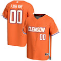 Clemson Tigers NIL Pick-A-Player Lightweight Baseball Jersey - Orange product image 1, provided for visual reference and