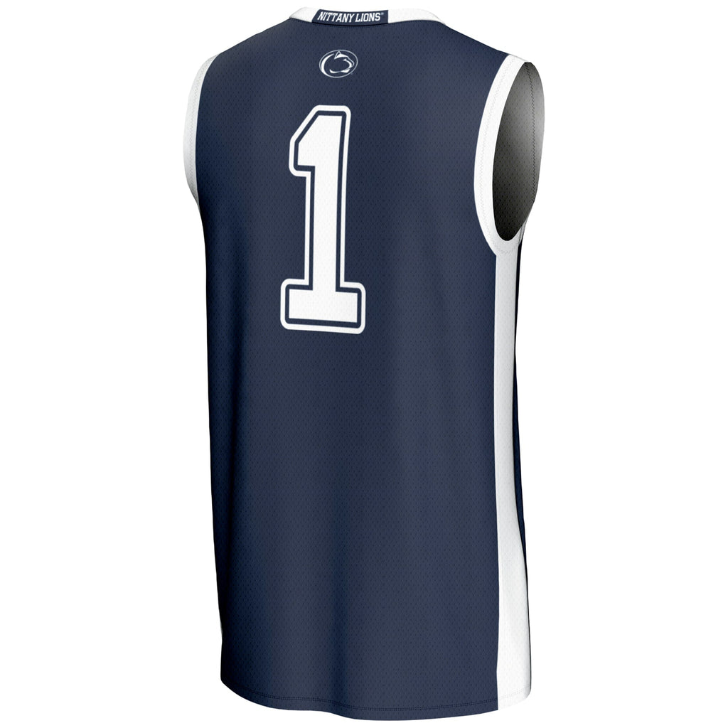 #1 Penn State Nittany Lions Lightweight Basketball Jersey - Navy product image 4, provided for visual reference and product