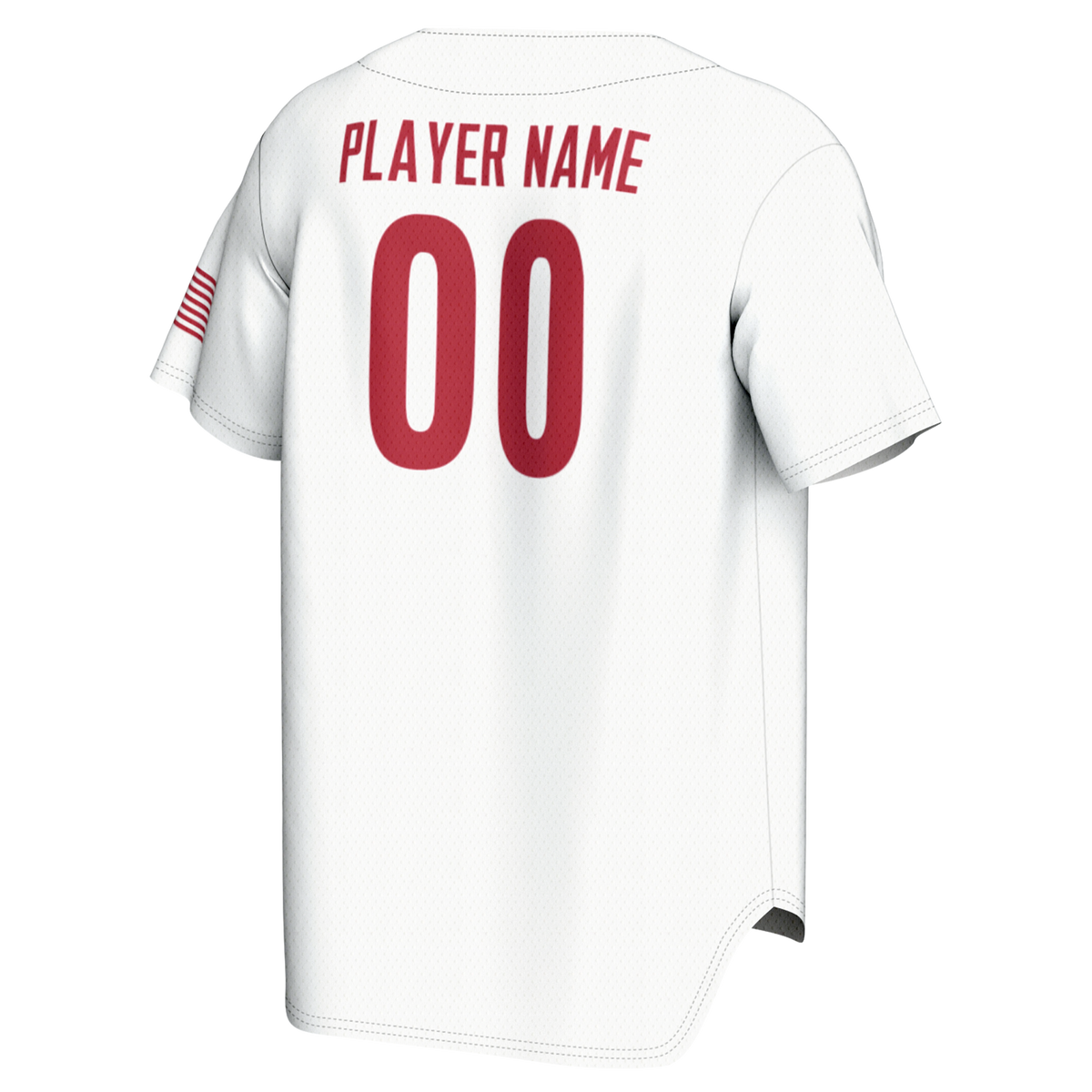 Loyola Marymount Lions NIL Pick-A-Player Lightweight Baseball Jersey - White product image 4, provided for visual reference