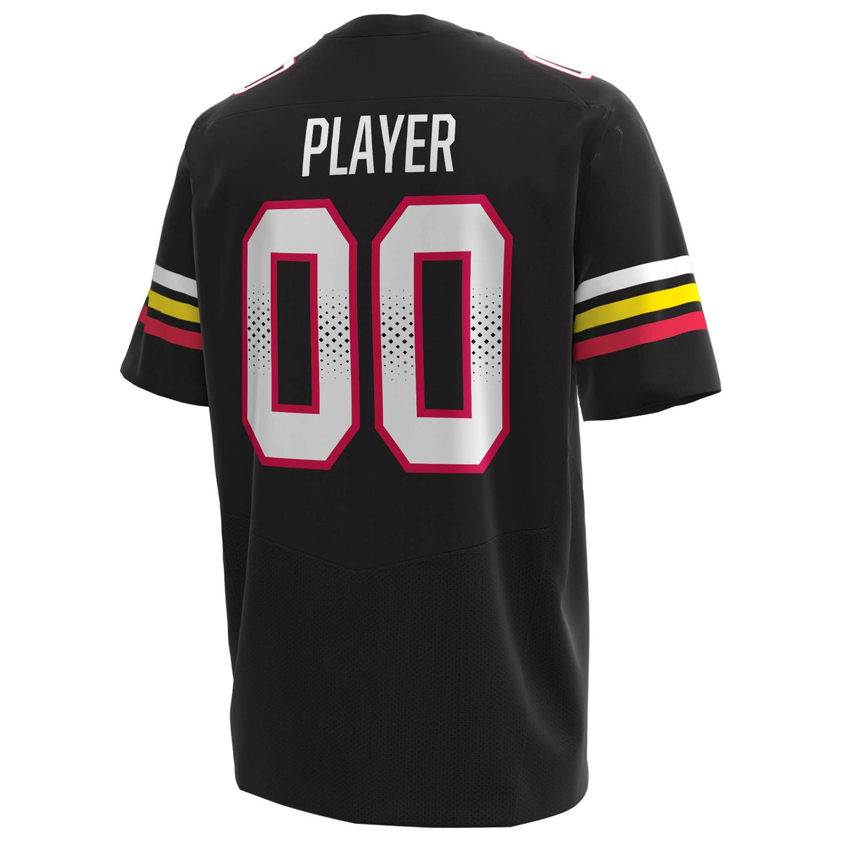 Maryland Terrapins Alternate NIL Pick-A-Player Replica Football Jersey - Black product image 4, provided for visual