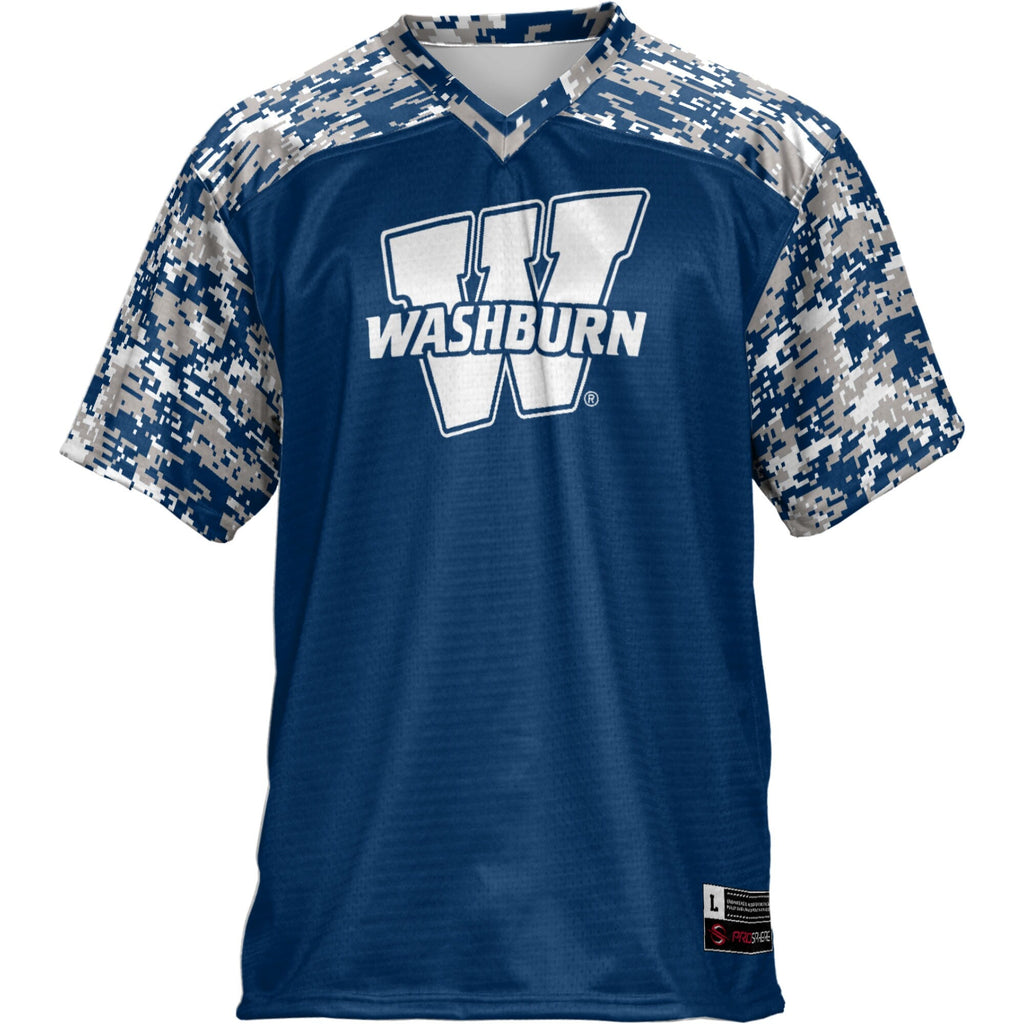 Washburn Ichabods Football Jersey - Blue product image 3, provided for visual reference and product detail review