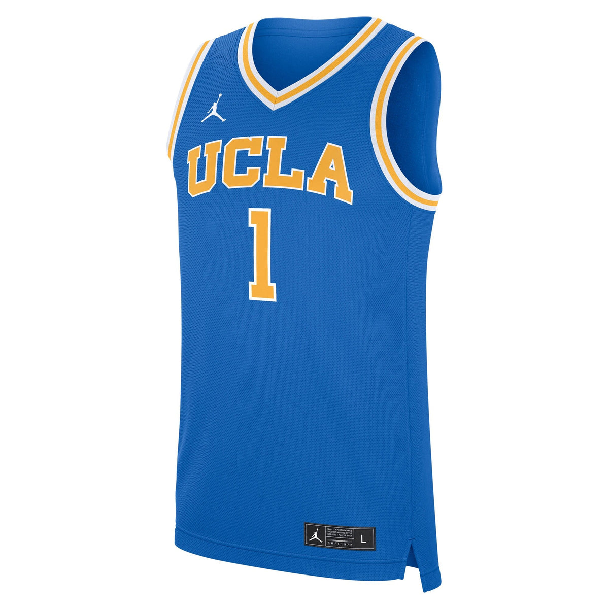 UCLA Bruins Road Replica Basketball Jersey - Blue product image 3, provided for visual reference and product detail review