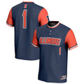 #1 Illinois Fighting Illini Lightweight Softball Jersey - Navy product image 1, provided for visual reference and product