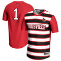 #1 Louisville Cardinals Lightweight Soccer Fashion Jersey - Red product image 1, provided for visual reference and product