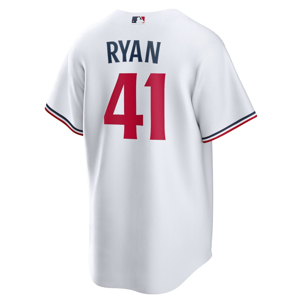 Minnesota Twins Joe Ryan White Home Replica Player Jersey product image 4, provided for visual reference and product detail