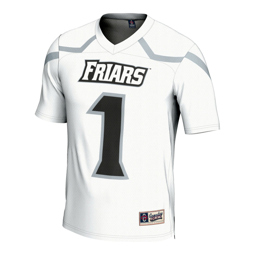 #1 Providence Friars Lightweight Lacrosse Jersey - White product image 3, provided for visual reference and product detail