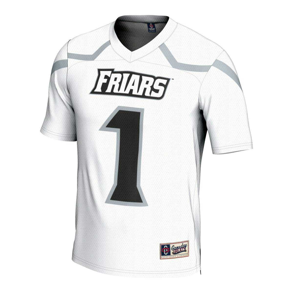 #1 Providence Friars Lightweight Lacrosse Jersey - White product image 3, provided for visual reference and product detail