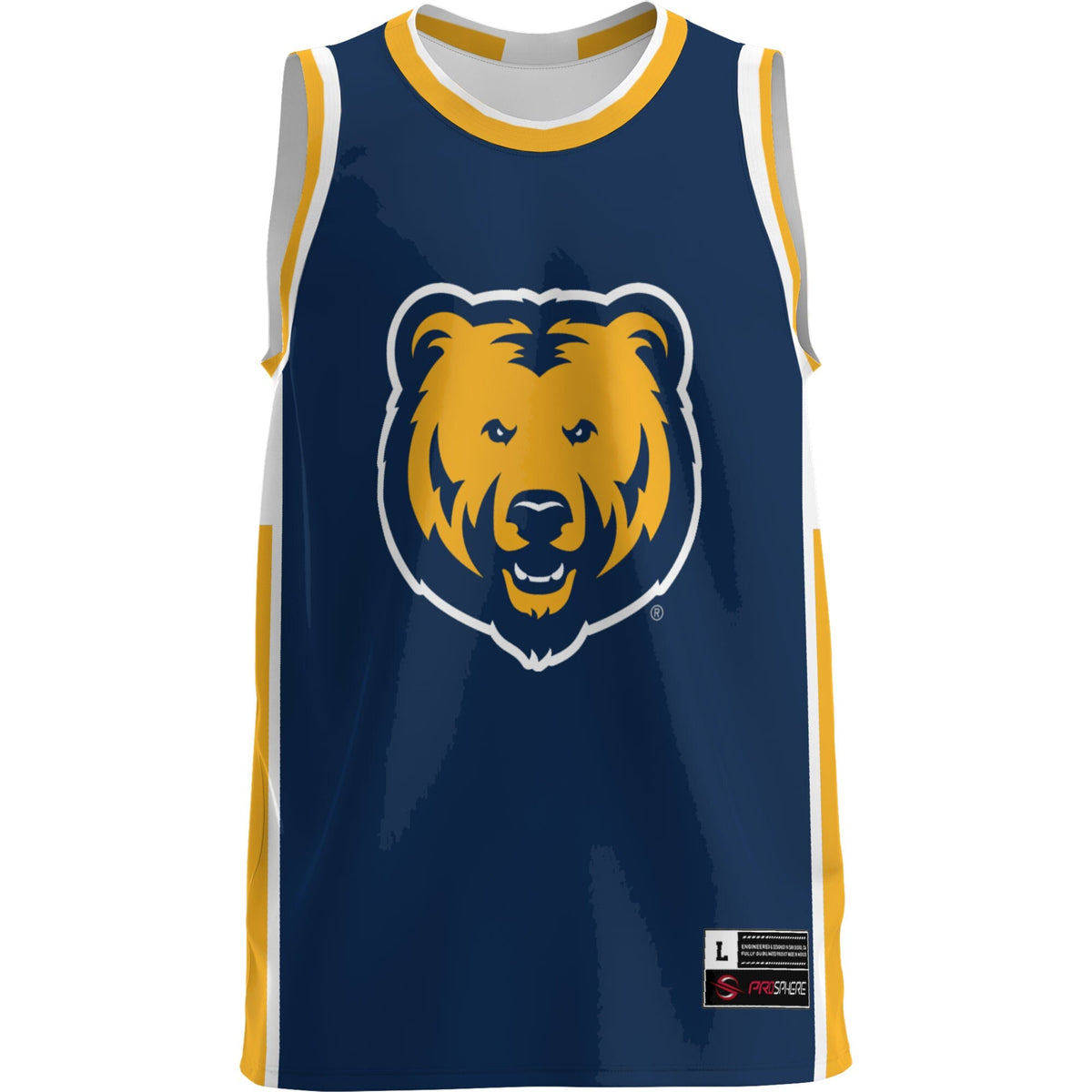 Northern Colorado Bears Lightweight Basketball Jersey - Blue product image 3, provided for visual reference and product