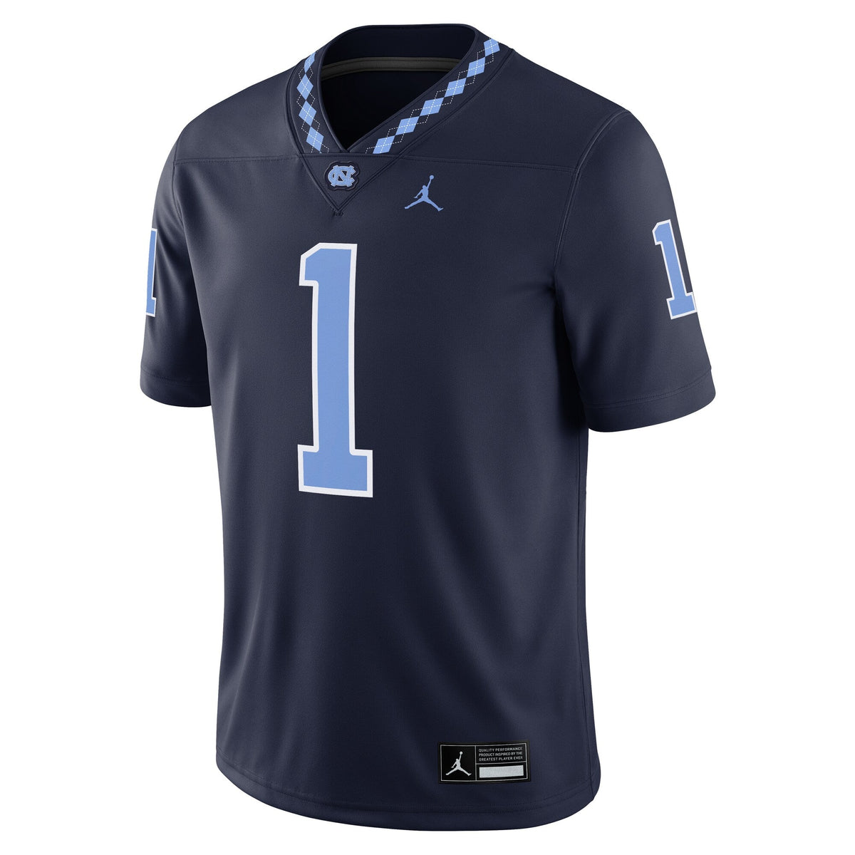 #1 North Carolina Tar Heels Alternate Game Jersey - Navy product image 3, provided for visual reference and product detail