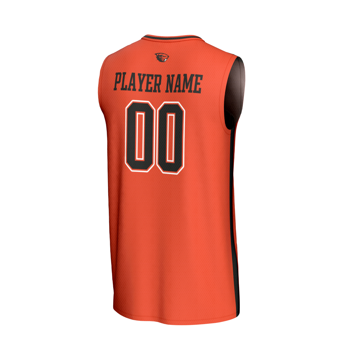 Oregon State Beavers NIL Pick-A-Player Lightweight Basketball Fashion Jersey - Orange product image 4, provided for visual
