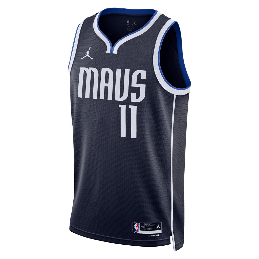 Dallas Mavericks Statement Edition Swingman Jersey - Navy - Kyrie Irving product image 3, provided for visual reference and