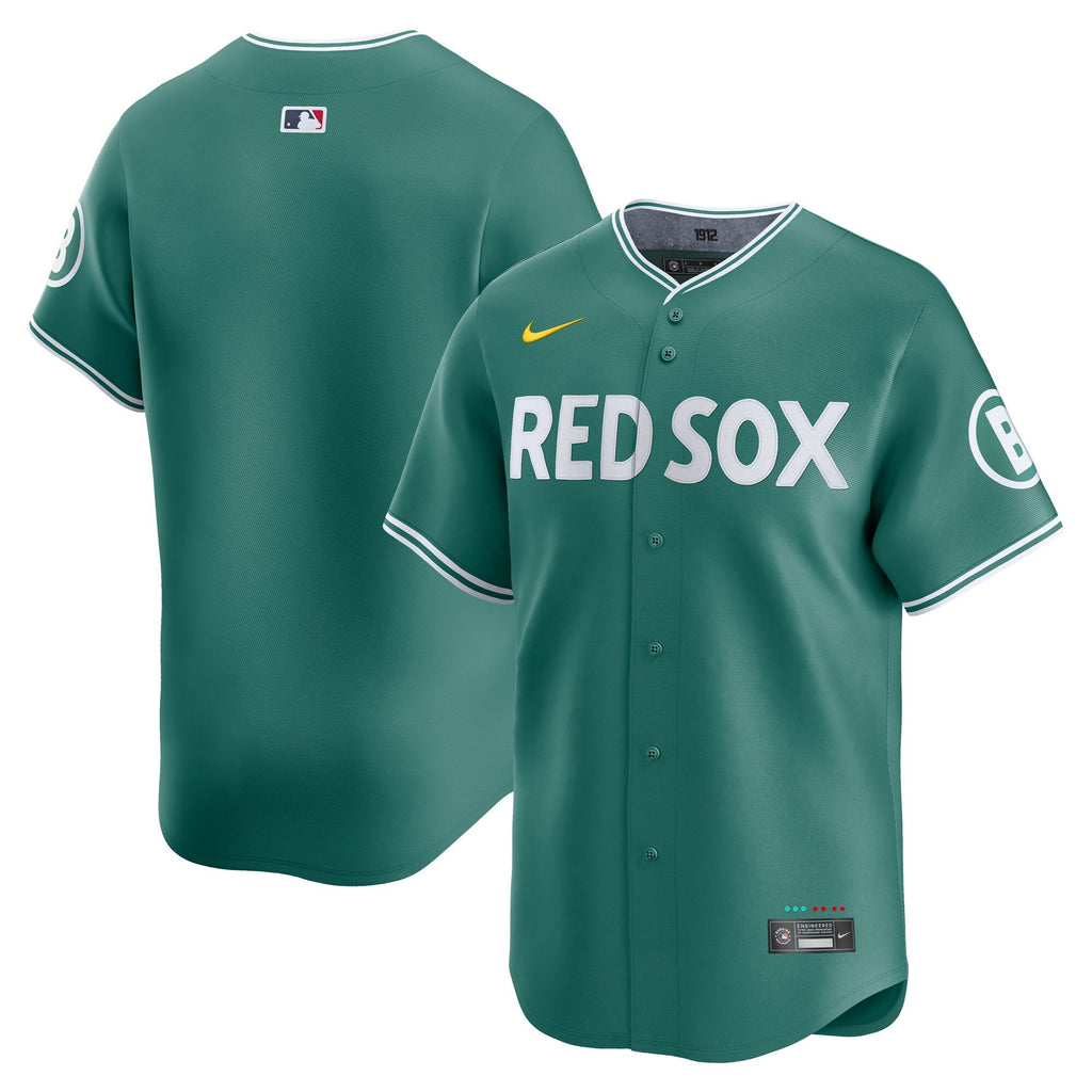 Boston Red Sox Green City Connect Limited Jersey product image 2, provided for visual reference and product detail review