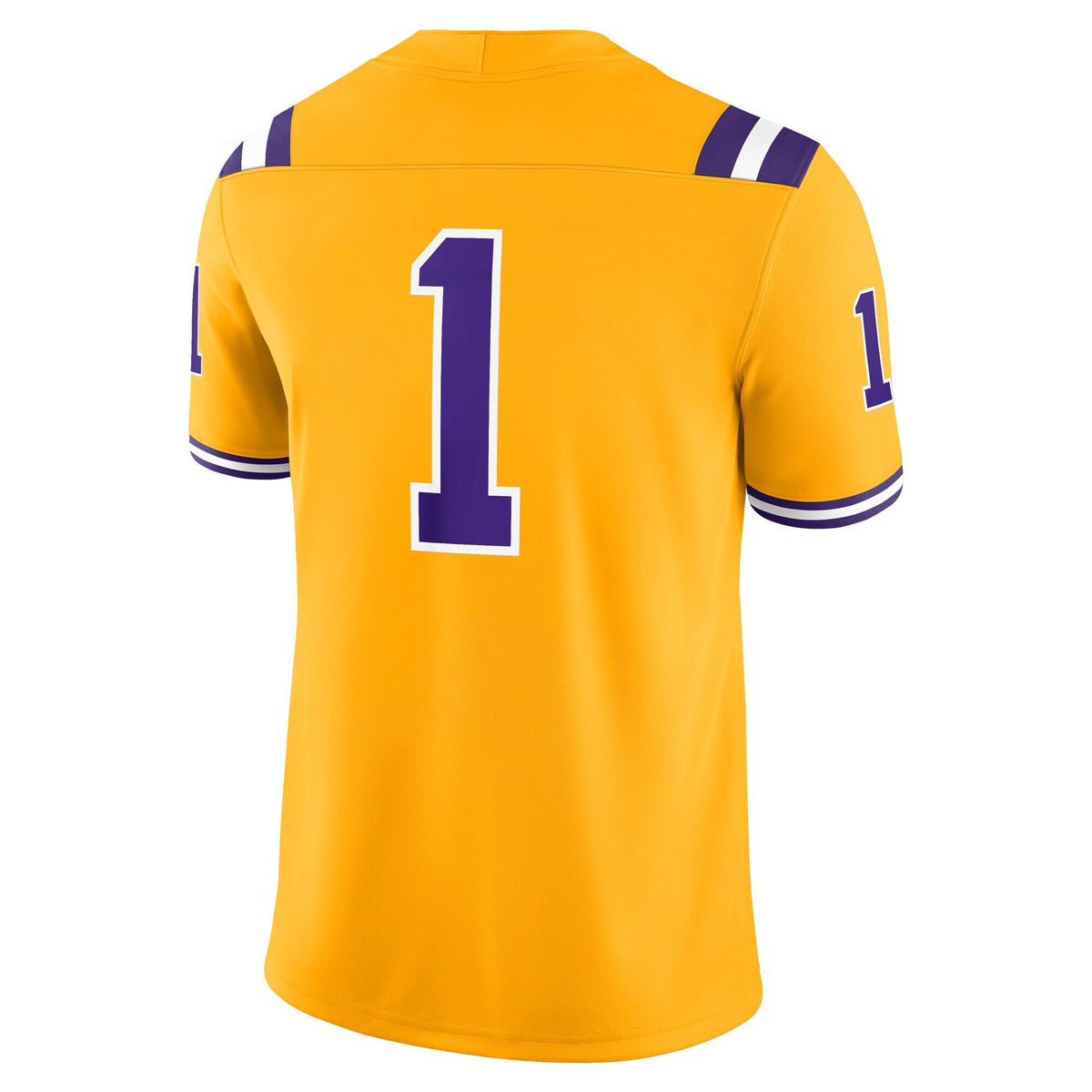 #1 LSU Tigers Alternate Game Jersey - Gold product image 4, provided for visual reference and product detail review