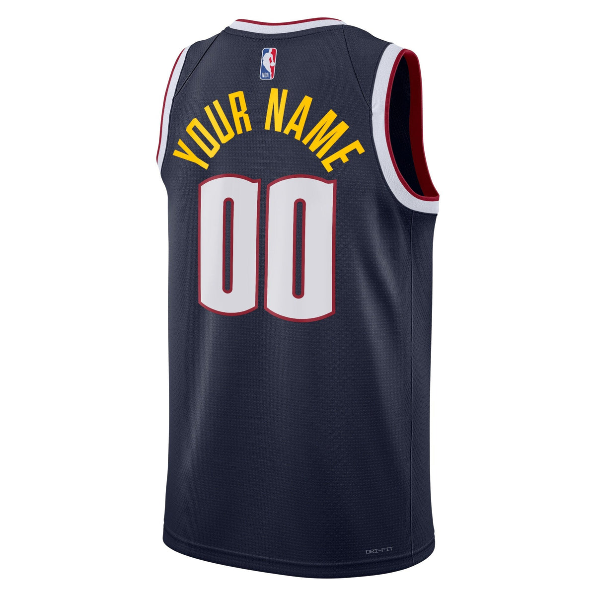 Denver Nuggets Icon Swingman Jersey - Custom product image 3, provided for visual reference and product detail review