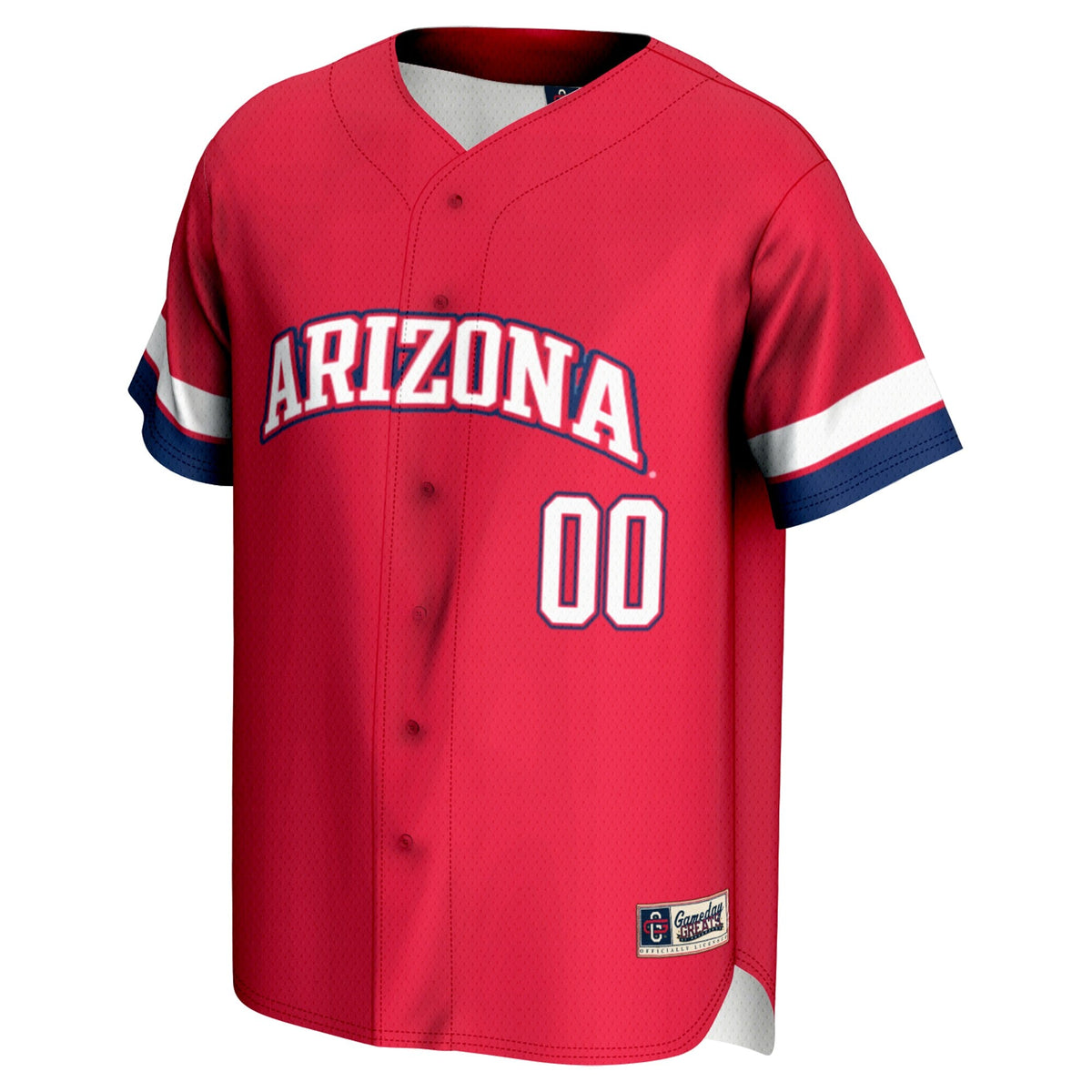 Arizona Wildcats NIL Pick-A-Player Lightweight Baseball Jersey - Red product image 3, provided for visual reference and