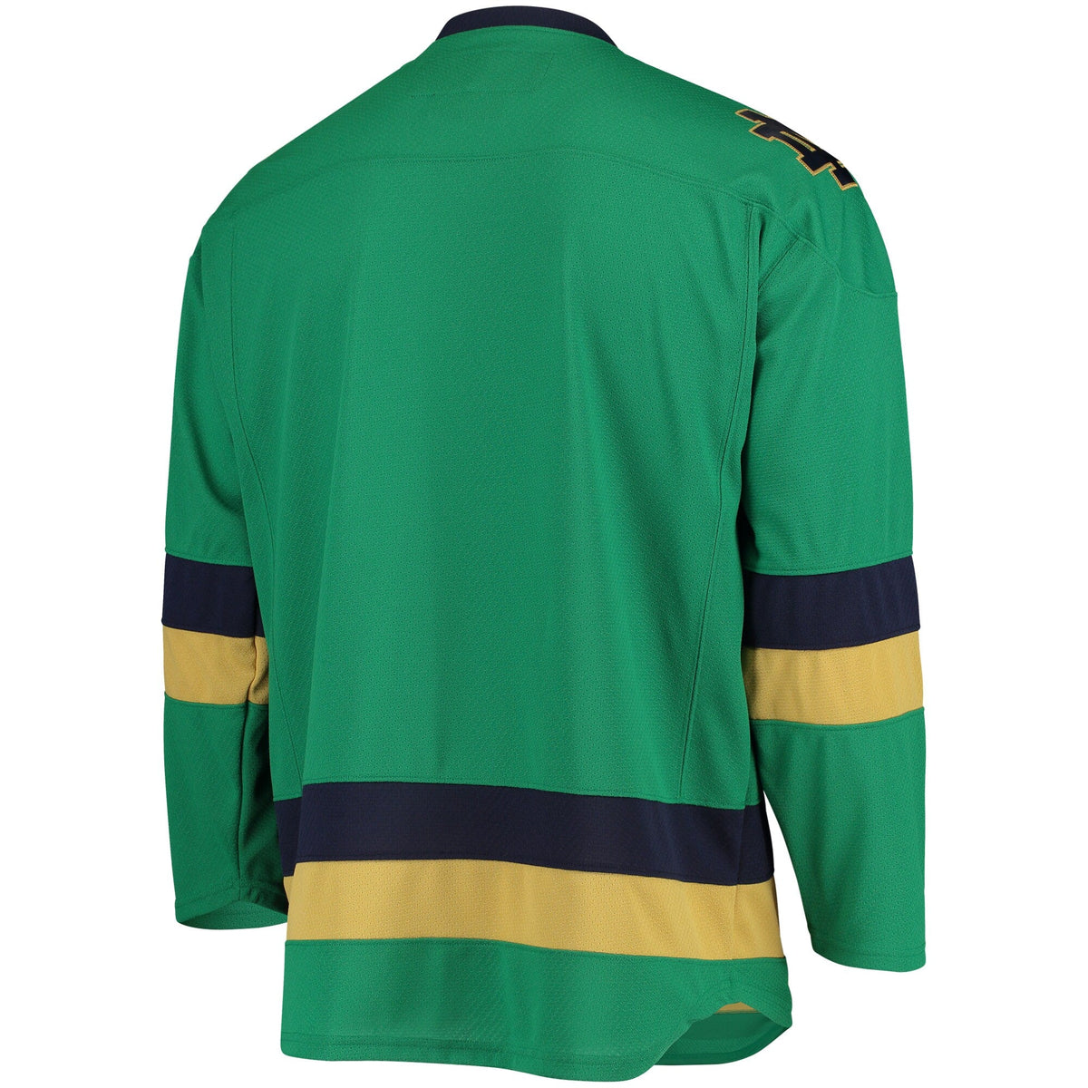 Notre Dame Fighting Irish Replica Hockey Jersey - Green product image 4, provided for visual reference and product detail