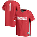 #1 Louisville Cardinals Lightweight Baseball Fashion Jersey - Red product image 1, provided for visual reference and product
