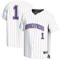 TCU Horned Frogs Lightweight Collegiate Baseball Fashion Jersey - White product image 1, provided for visual reference and