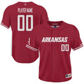 Arkansas Razorbacks NIL Pick-A-Player Lightweight Baseball Jersey - Cardinal product image 1, provided for visual reference