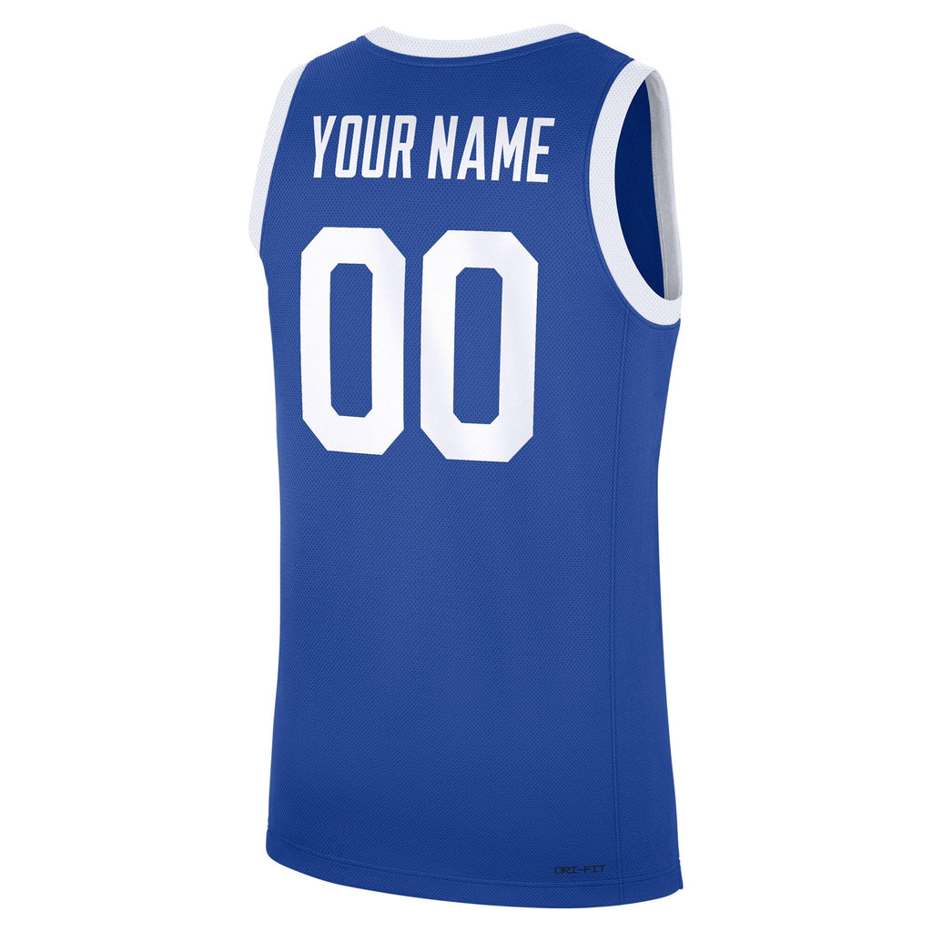 Kentucky Wildcats Custom Replica Basketball Jersey - Royal product image 4, provided for visual reference and product detail
