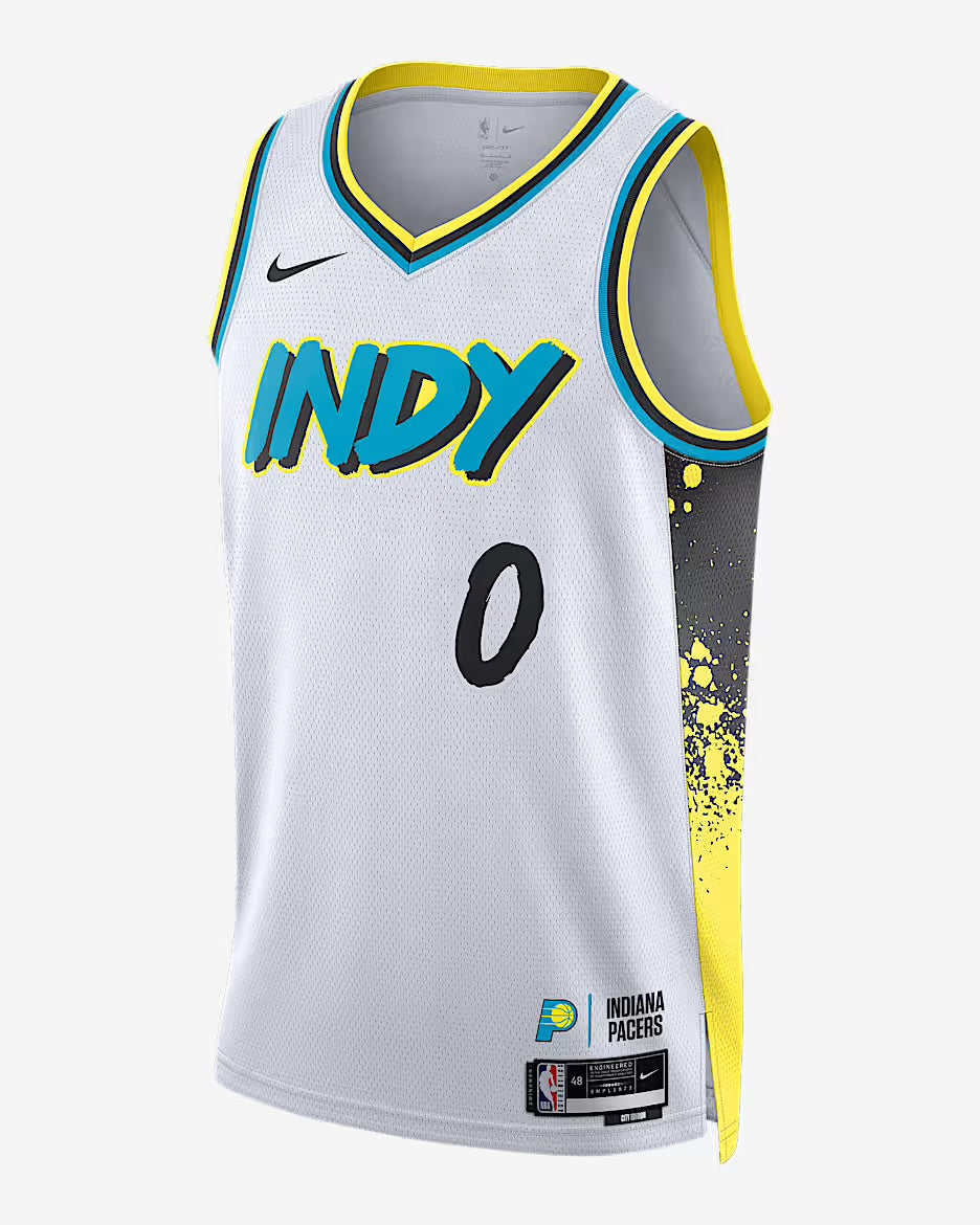 Tyrese Haliburton Indiana Pacers Official NBA Nike Jersey product image 2
