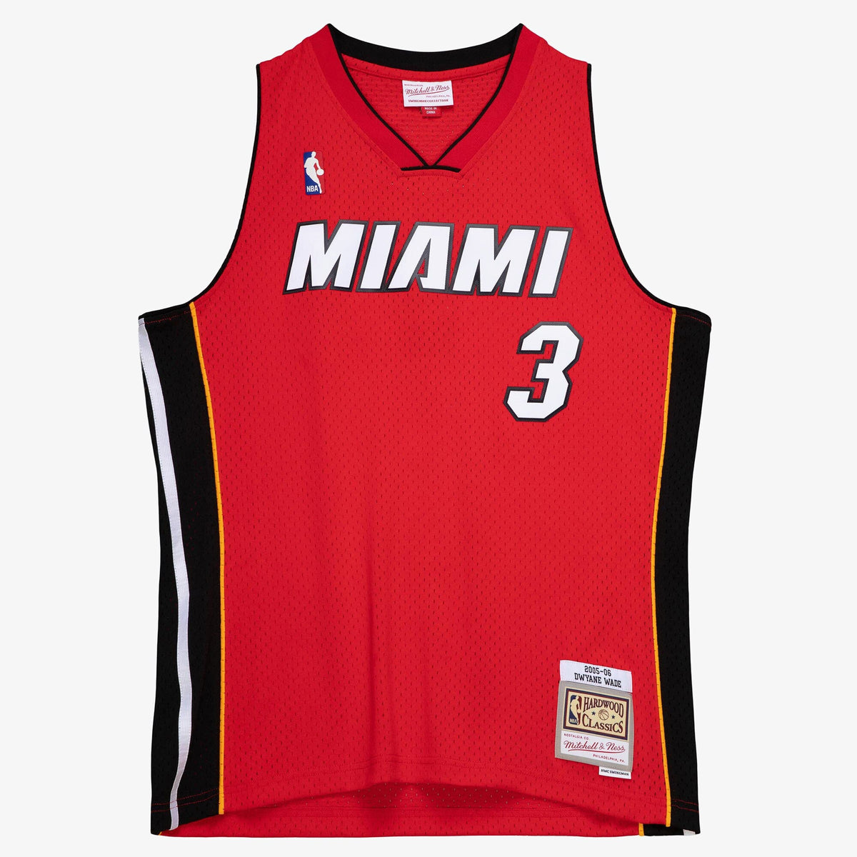 Miami Heat Swingman Jersey Alternate Dwayne Wade 2005-06 product image 1, provided for visual reference and product detail