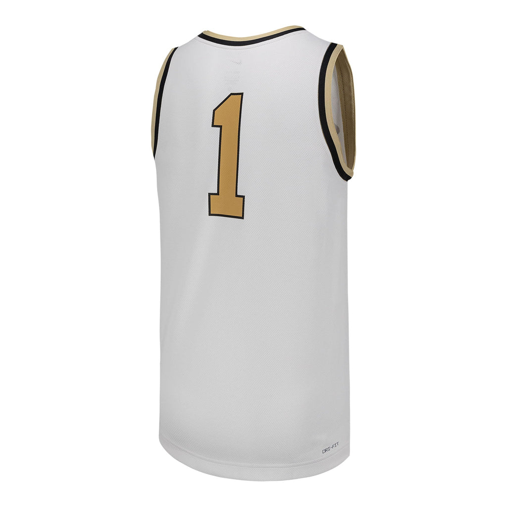 #1 Colorado Buffaloes Replica Basketball Jersey - White product image 4, provided for visual reference and product detail