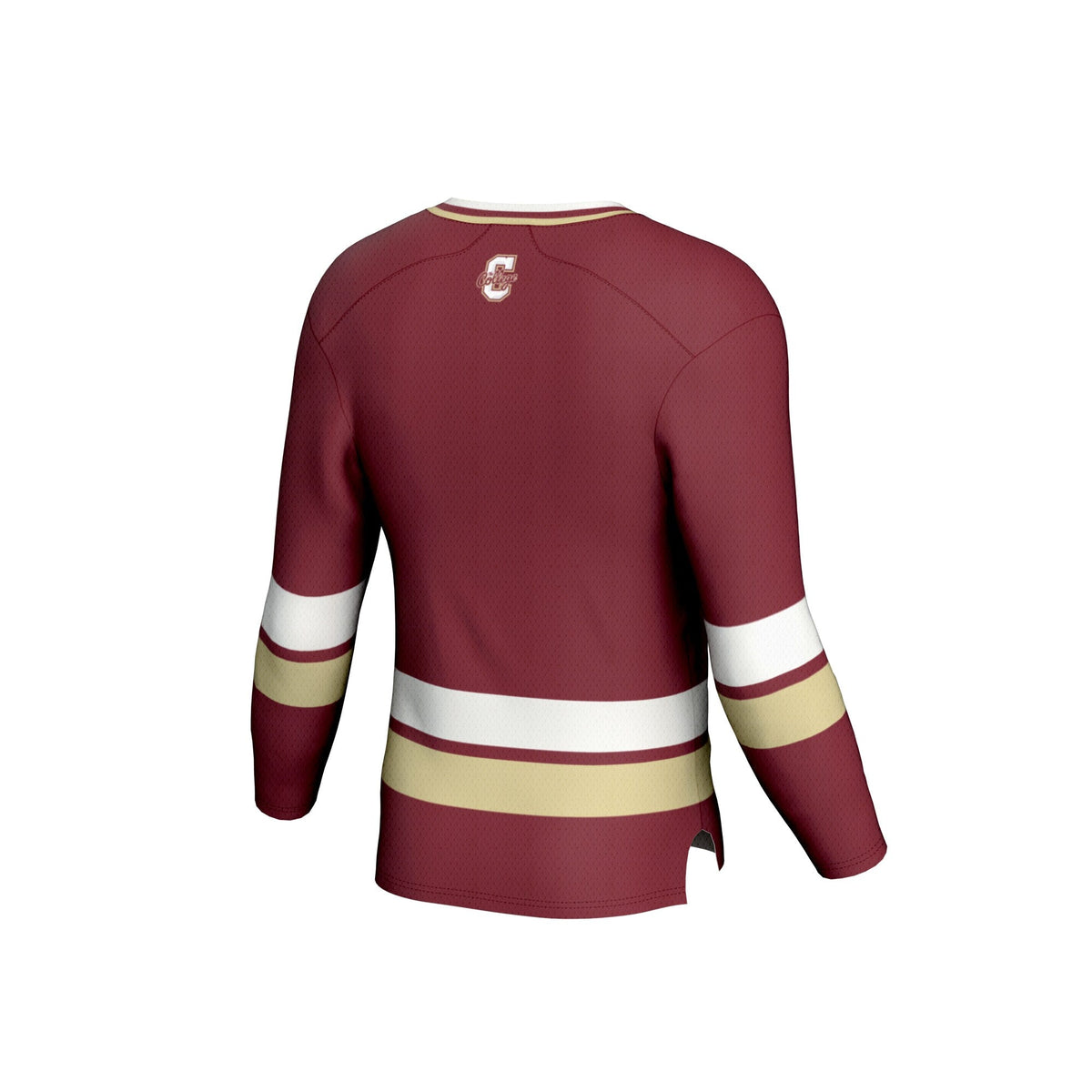 Charleston Cougars Spirit Hockey Jersey - Maroon product image 4, provided for visual reference and product detail review