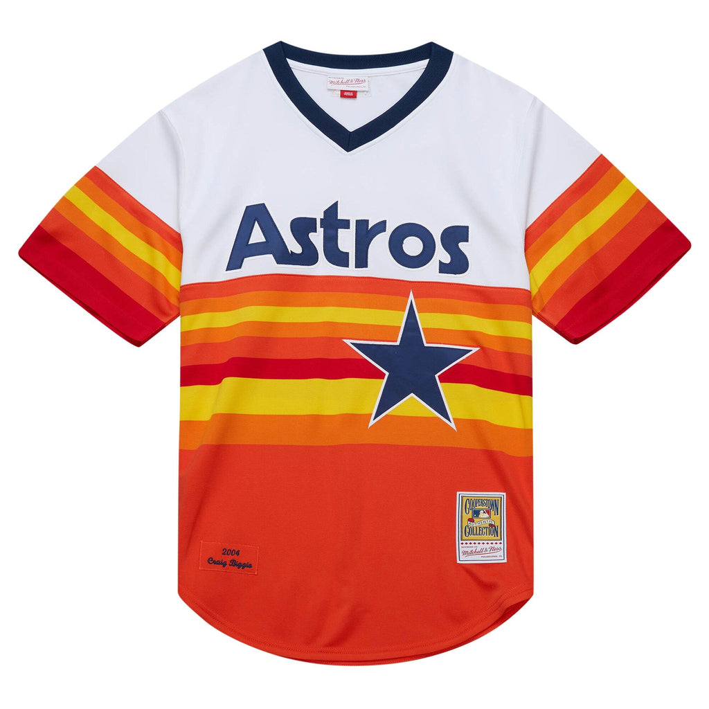 Houston Astros Craig Biggio White 2004 Cooperstown Collection Authentic Throwback Jersey product image 3, provided for