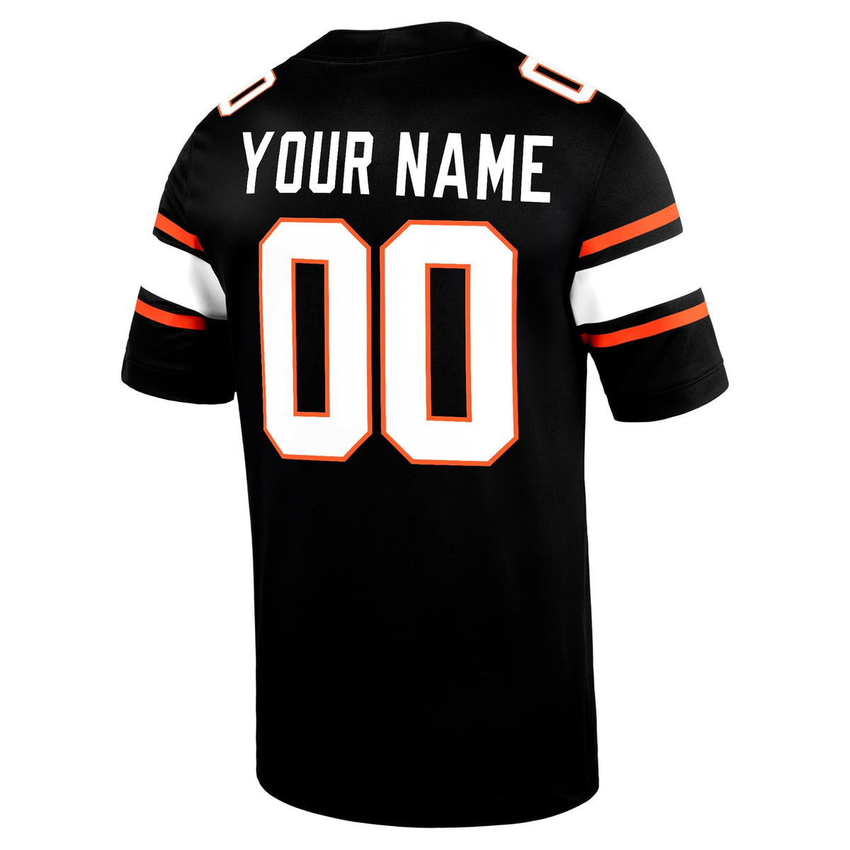 Oklahoma State Cowboys Custom Football Game Jersey - Black product image 4, provided for visual reference and product detail