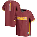 #1 Minnesota Golden Gophers Lightweight Baseball Jersey - Maroon product image 1, provided for visual reference and product