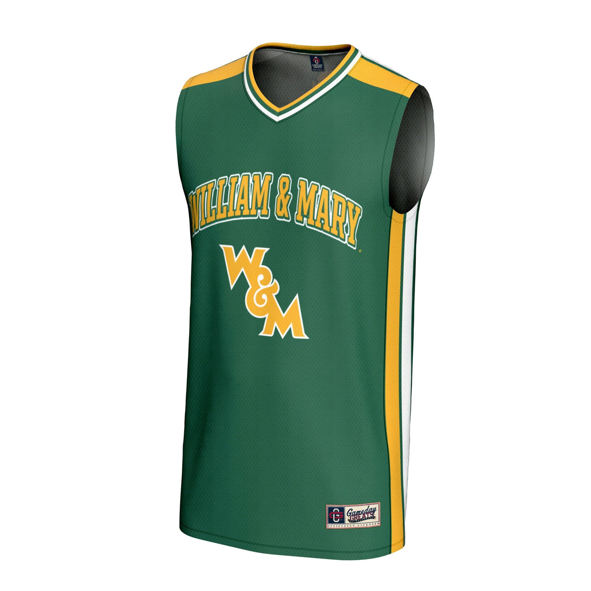 William & Mary Tribe Basketball Jersey - Green product image 3, provided for visual reference and product detail review