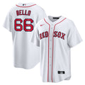 Boston Red Sox Brayan Bello White Home Replica Jersey product image 1, provided for visual reference and product detail
