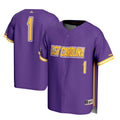 #1 ECU Pirates Lightweight Baseball Jersey - Purple product image 1, provided for visual reference and product detail review