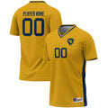 West Virginia Mountaineers Pick-A-Player NIL Lightweight Soccer Jersey - Gold product image 1, provided for visual reference
