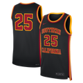 #25 Black USC Trojans Alternate Replica Basketball Jersey product image 1, provided for visual reference and product detail