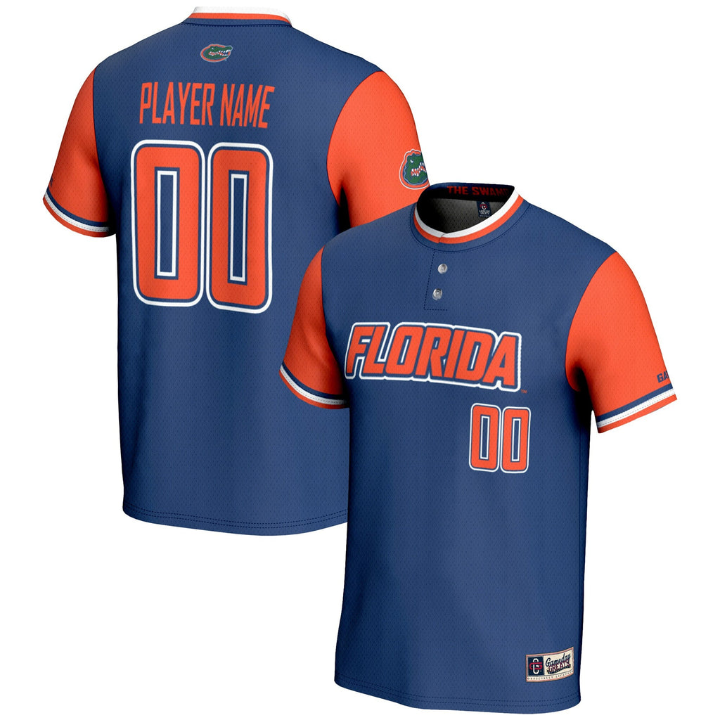 Florida Gators NIL Pick-A-Player Lightweight Softball Jersey - Royal product image 1, provided for visual reference and