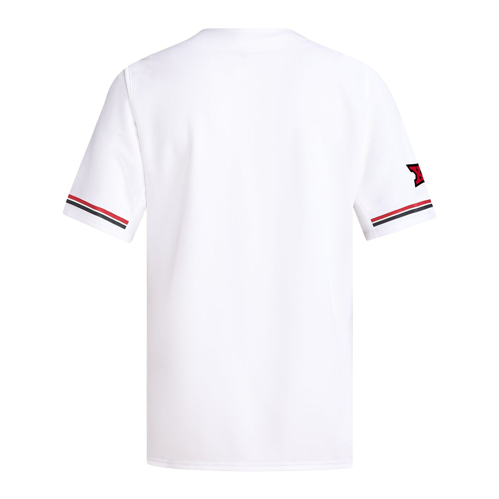 Texas Tech Red Raiders Replica Baseball Jersey - White product image 4, provided for visual reference and product detail
