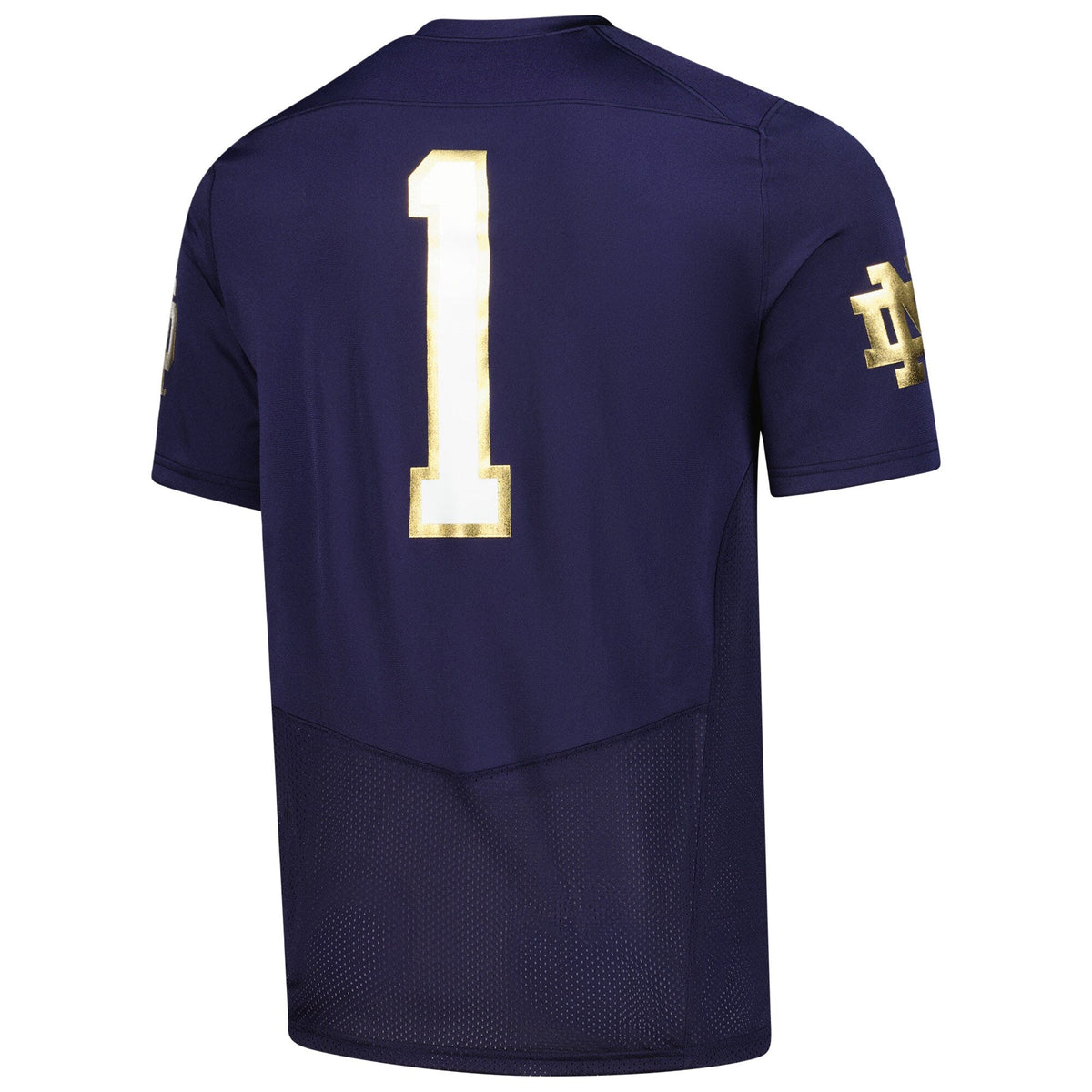 Notre Dame Fighting Irish Replica Football Jersey - Navy product image 4, provided for visual reference and product detail