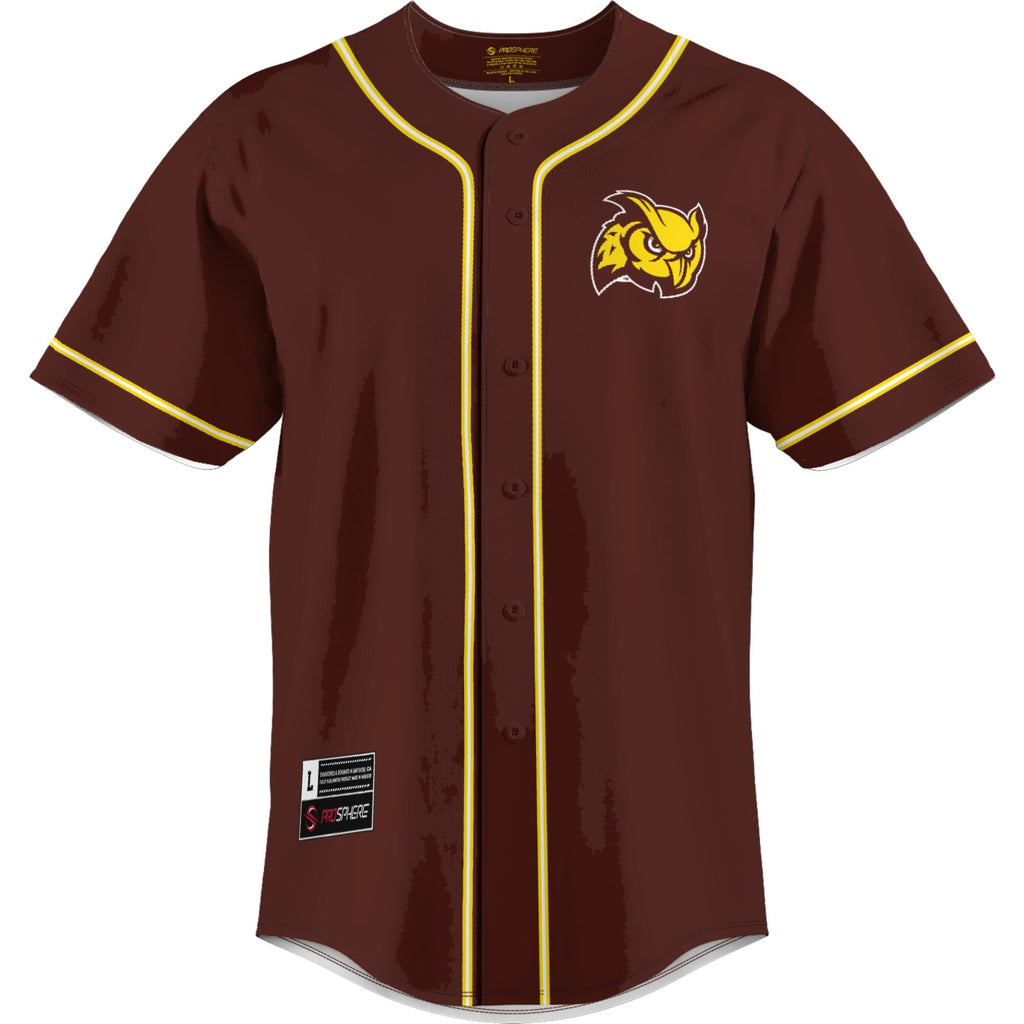 Rowan Profs Lightweight Baseball Jersey - Brown product image 3, provided for visual reference and product detail review
