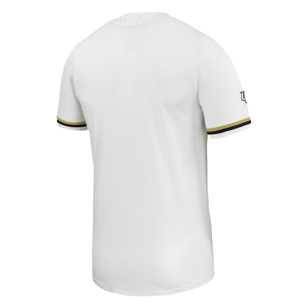 White UCF Knights Replica Baseball Jersey product image 4, provided for visual reference and product detail review