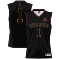 #1 Texas State Bobcats Lightweight Basketball Jersey - Black product image 1, provided for visual reference and product