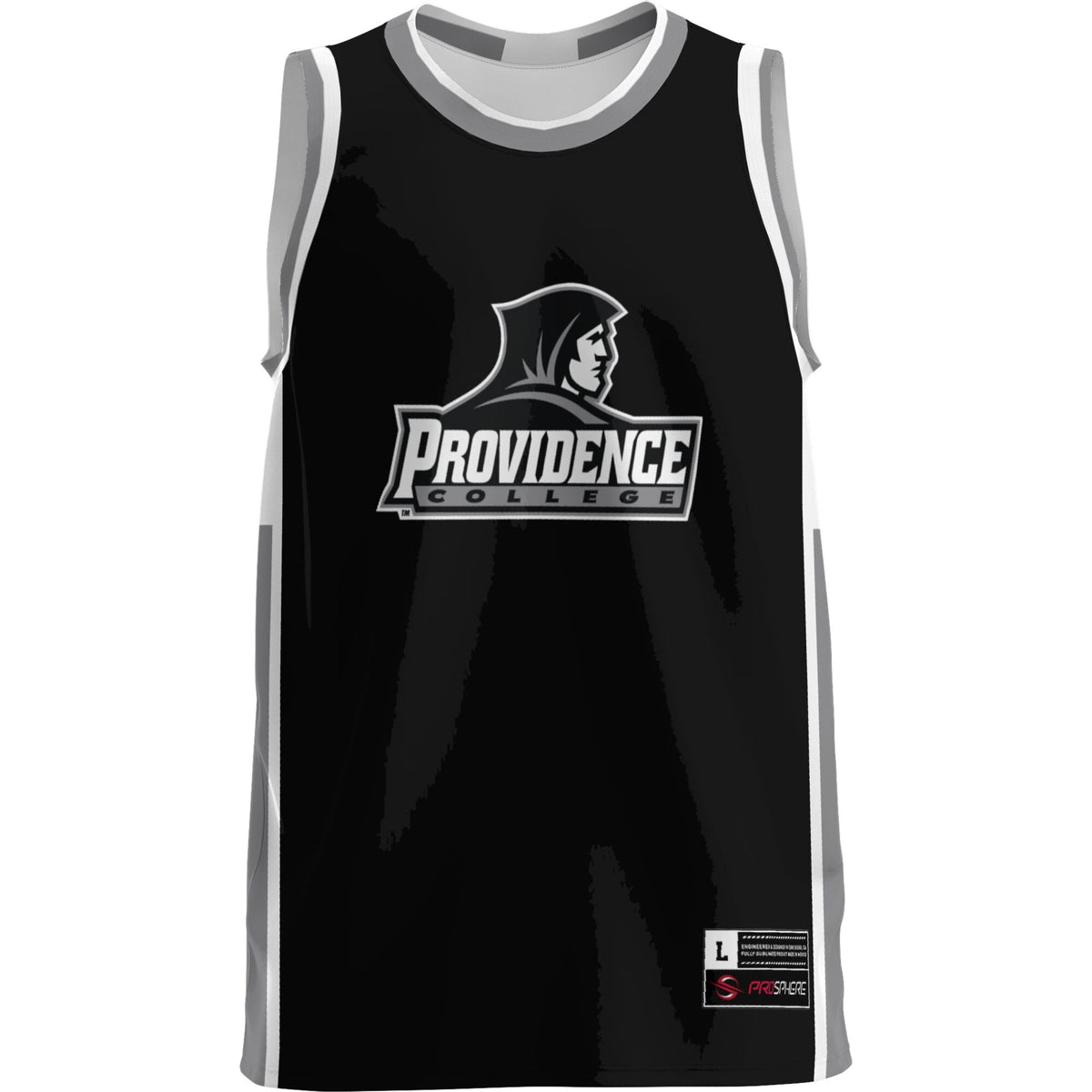 Providence Friars Lightweight Basketball Jersey - Black product image 3, provided for visual reference and product detail